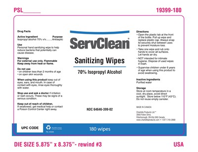 Servclean Wipes 180 (Sc Sanitary Wipes 180)